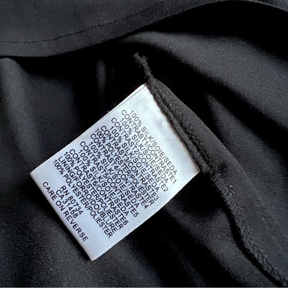 BCBGMaxAzria Silk Tiered Retro Tulle Crinoline Polka Dot Cocktail Dress Y2K - Picture 11 of 12